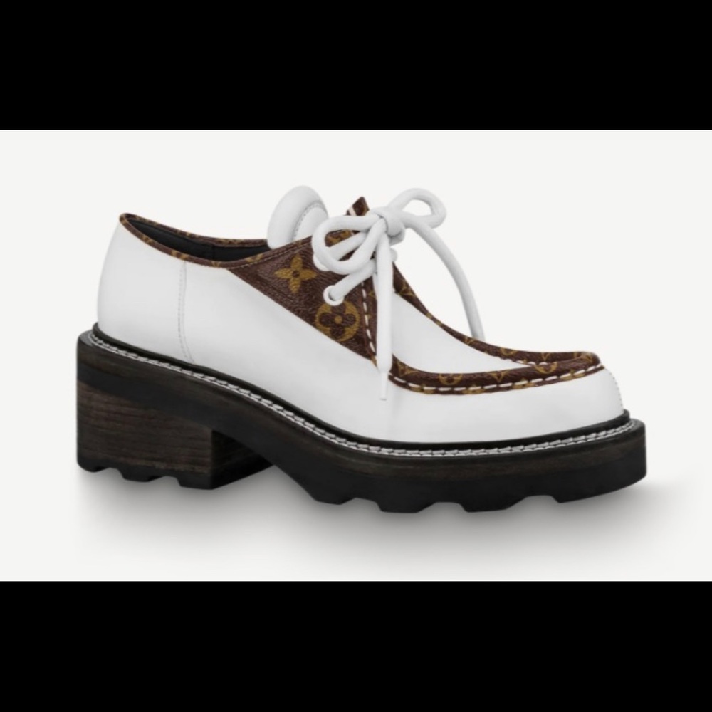 COPY - Barely worn, LV, platform loafers. - Picture 3 of 5